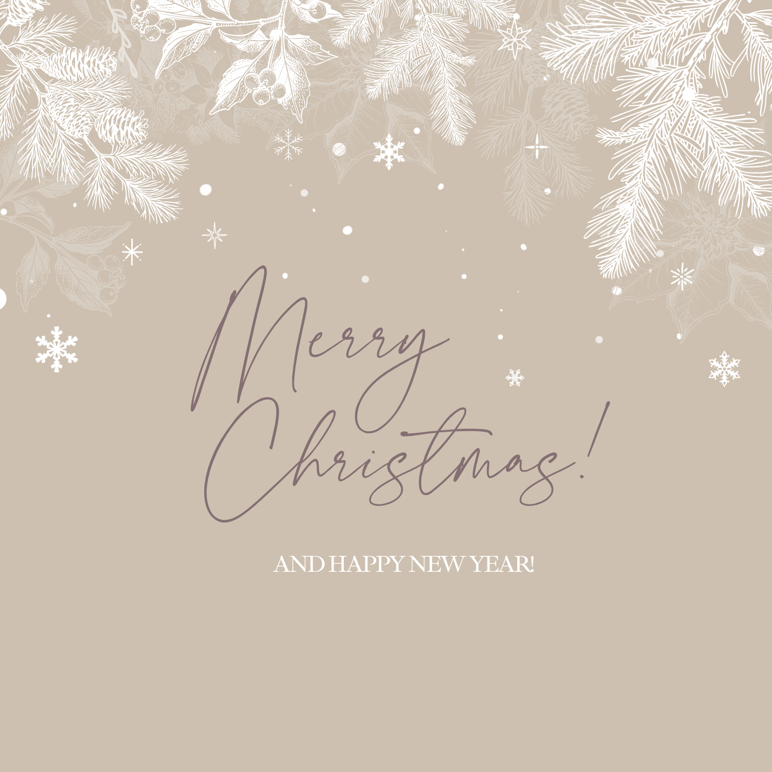 White and Beige Hand Drawn Winter Merry Christmas and Happy New Year Greetings Card (1)